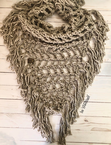 Fishnet Fringe Scarf